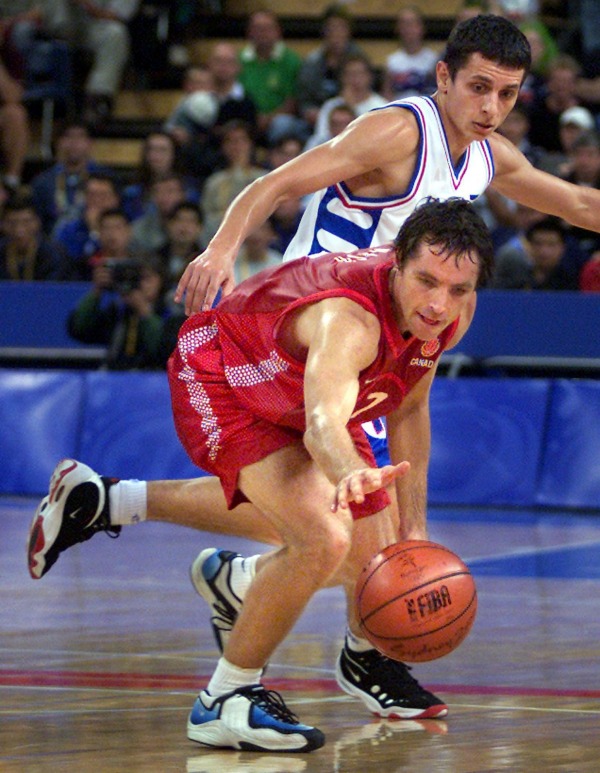 photograph of Steve Nash playing basketball in NBA