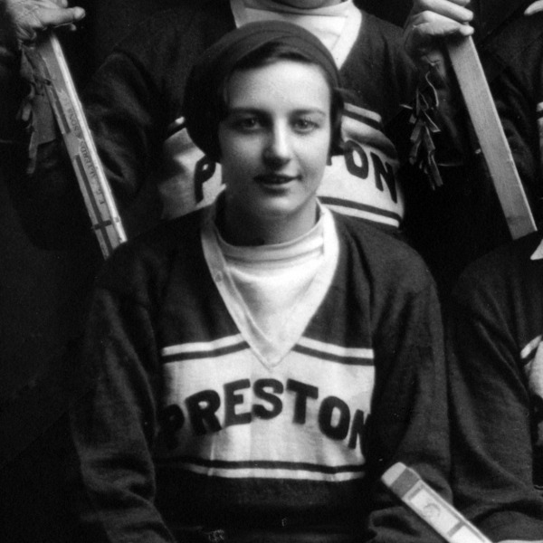photograph of Hilda Ranscombe in Preston R jersey