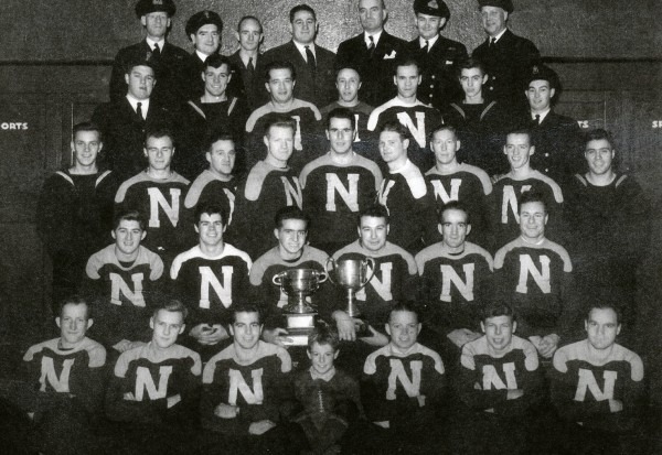 Photograph of 1944 St. Hyacinthe Donnaconas Grey Cup Champions team