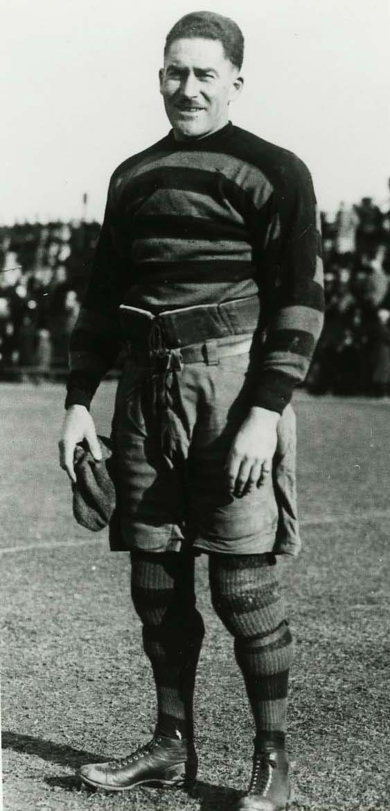 photograph Frank Leadlay in football uniform