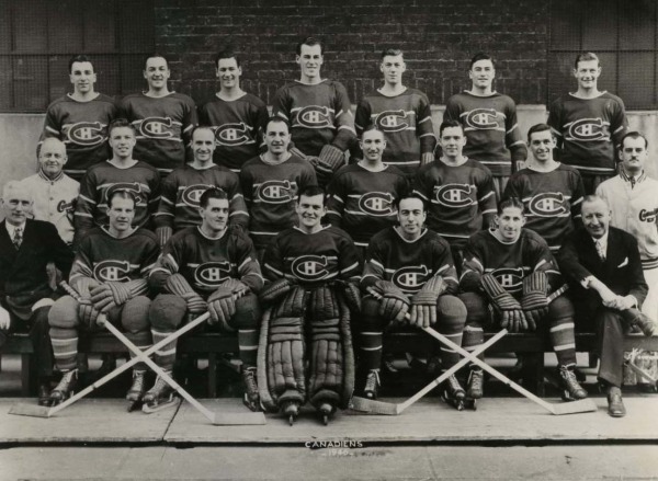 photograph of Montreal Canadiens Hockey Team