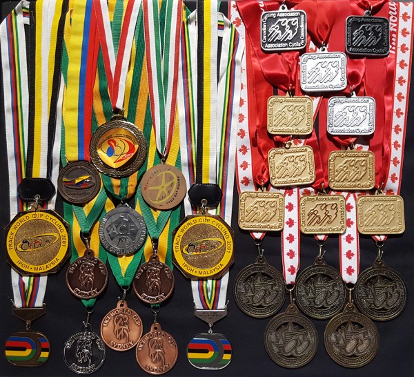 28 national and international cycling medals of Lori-Ann Muenzer