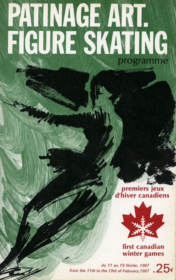 Colour brochure for the figure skating competition