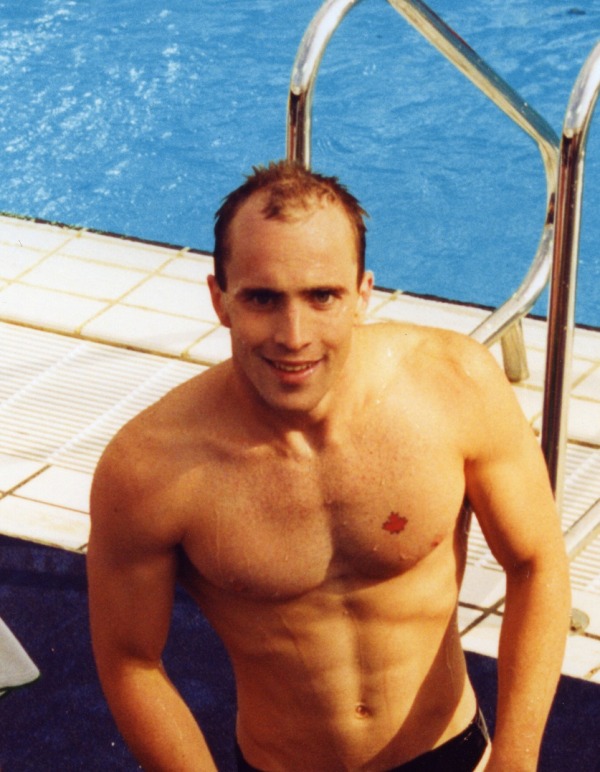 Photograph Michael Edgson in  a swimsuit