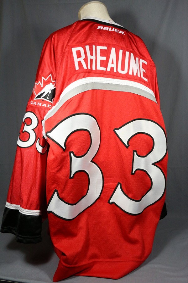 red Team Canada Jersey RHEAUME